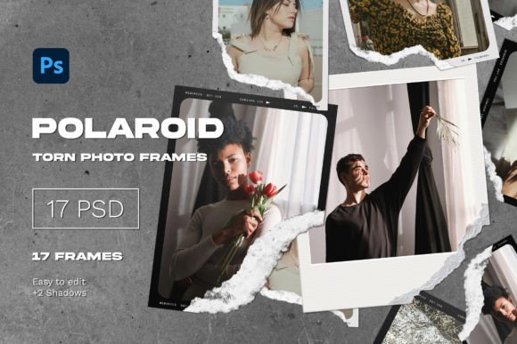 Download Polaroid Torn Photo Frames - Premium Resources