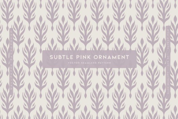 Download Subtle Pink Ornament - Subtle Collection