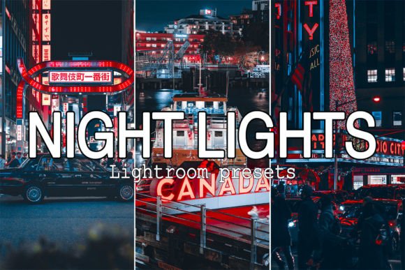 Download 9 Night Lights Lightroom Mobile Presets - Premium Resources