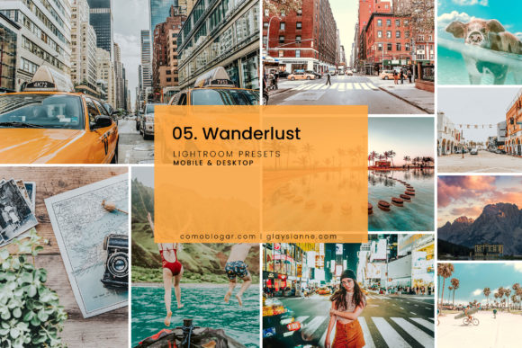 Download 05. Wanderlust Blogger Presets - Blogger Collection