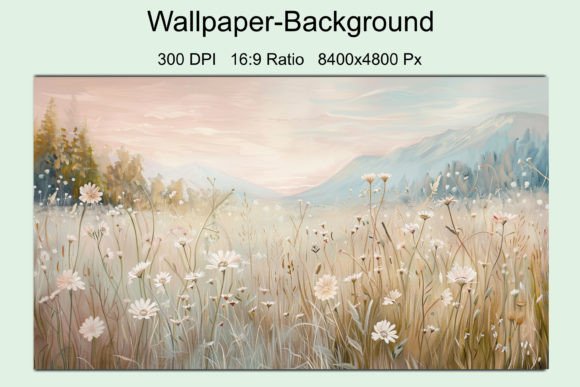 Download Pastel Meadow with Wildflowers Landscape - Landscape Collection