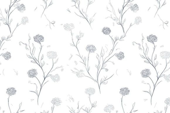 Download Subtle Floral Toile Seamless Pattern 4 - Subtle Collection