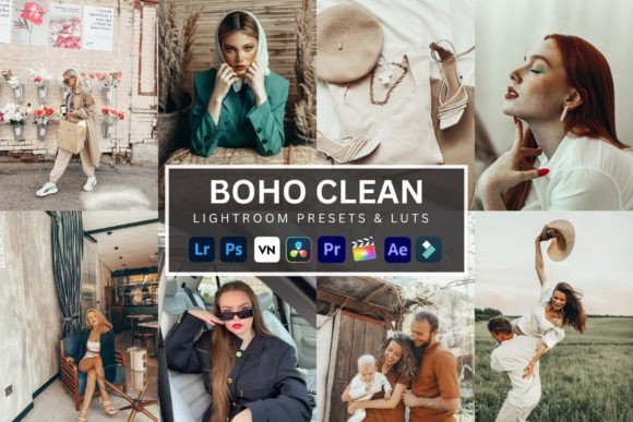 Download Boho Clean Lightroom Presets &amp; Luts - Luts Collection