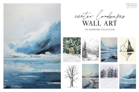 Download Winter Landscape Wall Art Poster - Landscape Collection