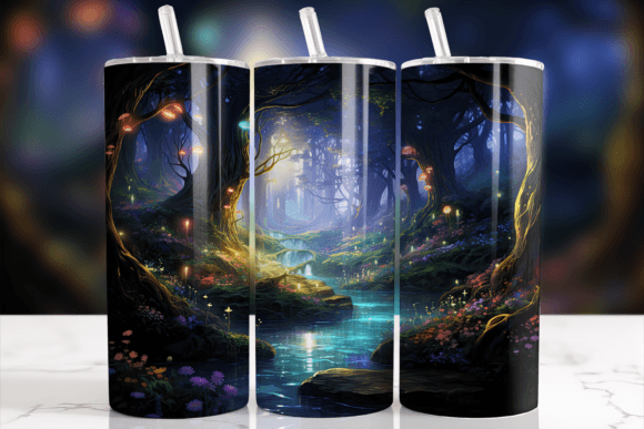 Download Enchanted Forest Stream Landscape - Landscape Collection